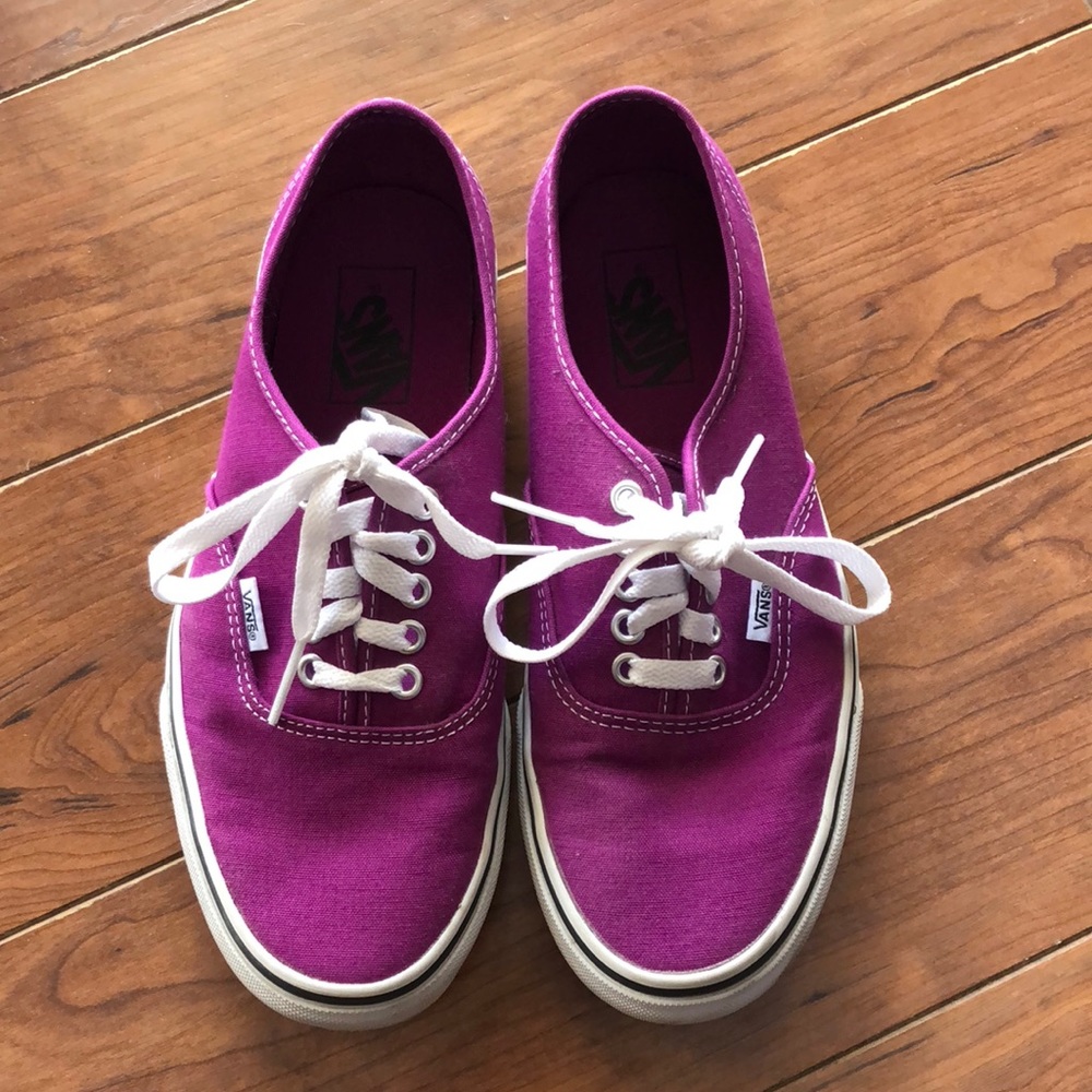 Purple Vans size 9